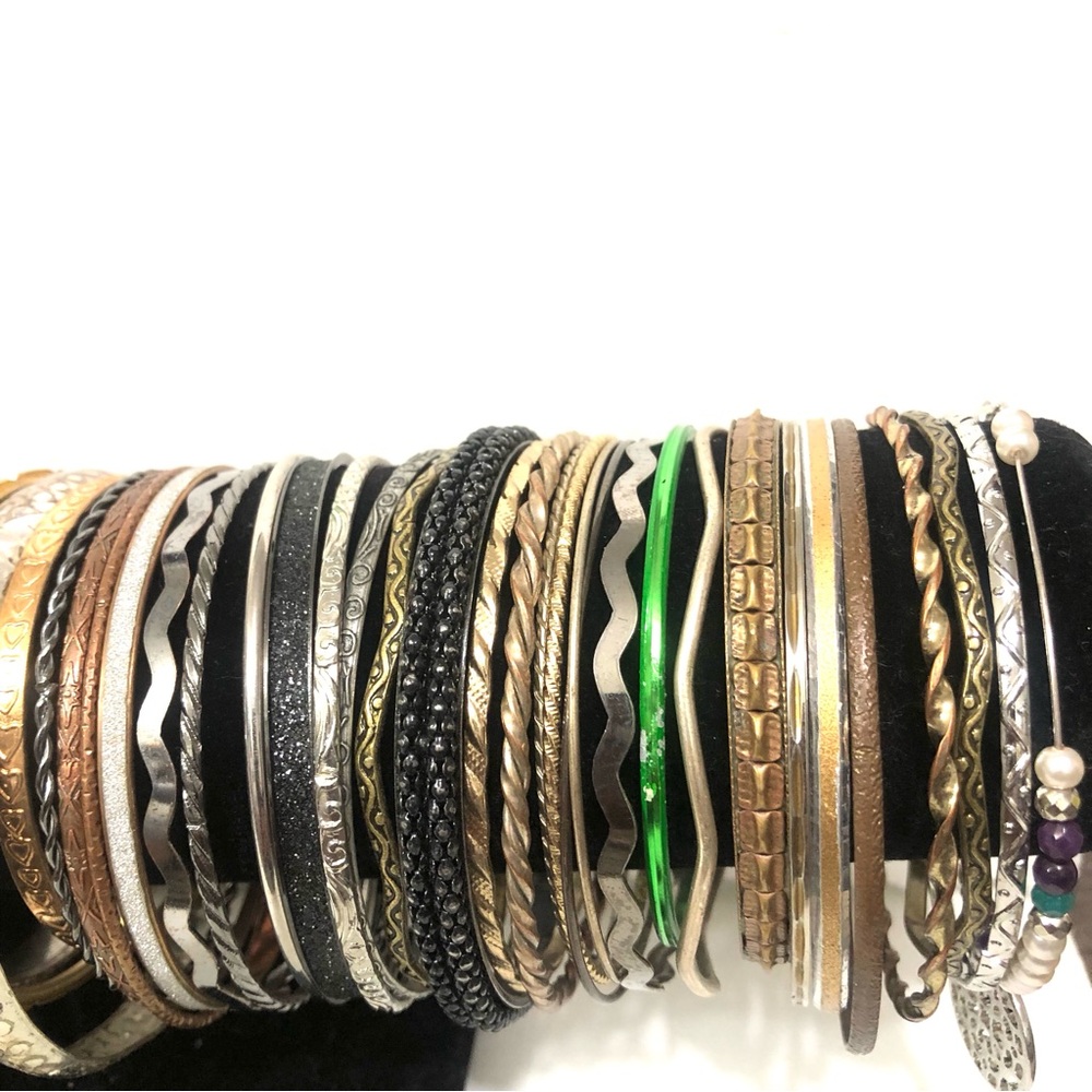 Mixed Metal Bangle lot Craft repair - Picture 6 of 6